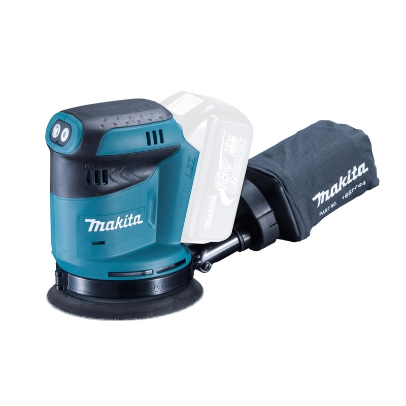 Аккумуляторная эксцентриковая шлифовальная машина (шлифмашина) Makita