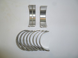 Вкладыши коренные TDQ 20 4L (L-22)(к-т на дв-ль -10 шт.) (Main shaft bearing (bottom-5)+(upper-5)(k-