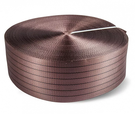 Лента текстильная TOR 7:1 180 мм 27000 кг (коричневый) (S)