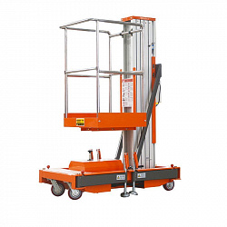 Подъемник мачтовый аккумуляторный 125 кг, 6/8м 24/80 В/Ач TOR GTWY6-100 DC 1-мачтовый