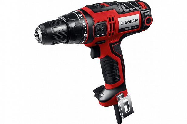 ЗУБР 500 Вт, 45 Н·м, кейс, сетевая дрель-шуруповерт (ДШ-М3-500-2 К)