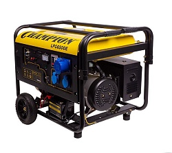 Электростанция (генератор) бензиновая + газ CHAMPION LPG6500E(5 кВт, 220 В)