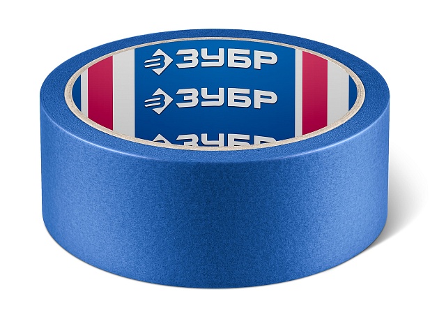 ЗУБР №100 36 мм х 25 м, для гладких и слегка шероховатых поверхностей, малярная лента, Профессионал (12141-36)