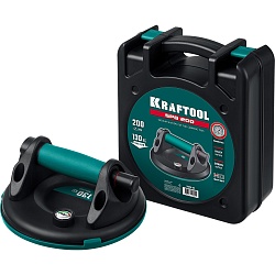 KRAFTOOL SPG-200 (130 кг, 200 мм) вакуумная присоска с манометром (33256-20)