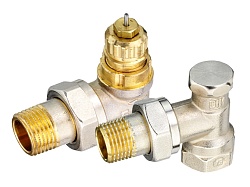 Набор термостатический для радиатора угловой ROYAL THERMO 1/2quot; Click