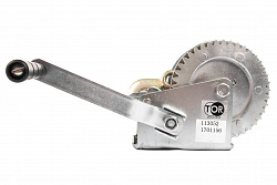 Лебедка ручная барабанная  с тросом  500кг  10м оцинкованная TOR LHW