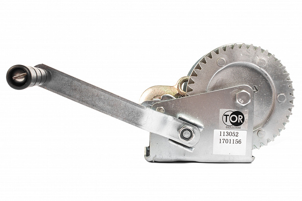 Лебедка ручная барабанная  с тросом  500кг  10м оцинкованная TOR LHW