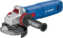 ЗУБР 1100 Вт, d125 мм, УШМ, регулировка оборотов, фланец ″МИГ″, Профессионал (УШМ-П125-1105 Э)