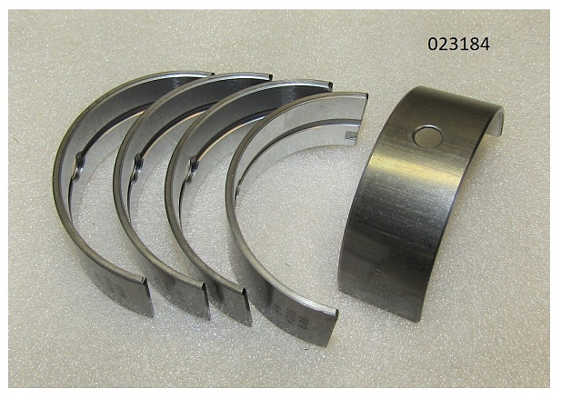 Вкладыш подшипника коренного верхний Ricardo Y485BZD; TDК 22 4LT (комплект 5 шт) /Main bearing (uppe