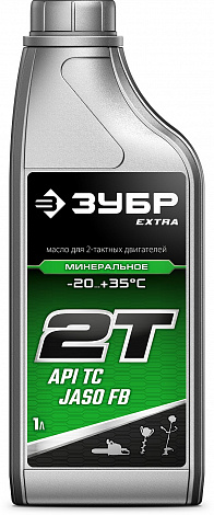 ЗУБР 2Т-М, 1 л, минеральное масло для 2-тактных двигателей, EXTRA (70600-1)