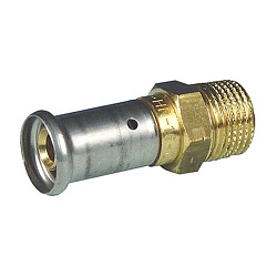 Муфта HENCO НР латунь пресс, 16x3/8quot;