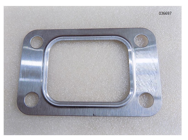 Прокладка турбокомпрессора TDK-N 110 4LT (прямоугольная,1 "окно",93х60 мм) /Turbocharger gasket 4RZ7