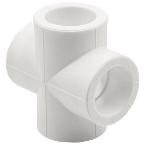 Крестовина THERMOLIGHT PP-R 32 белый (10/70)