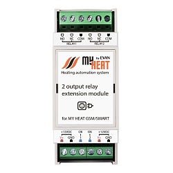 Блок реле на 2 выхода MyHeat RL2