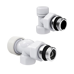 Набор термостатический осевой Royal Thermo Design 1/2quot;М30х1,5 (Белый)