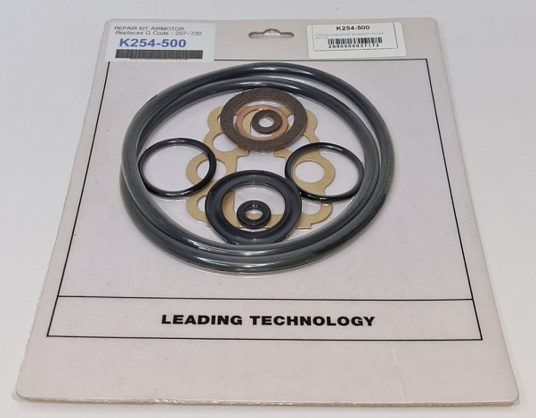 *K254-500 ремкомплект воздушного мотора 207-730