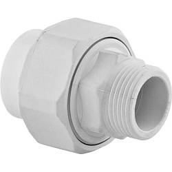 Муфта TEBO бел. PP-R пластиковая разъемная 1v 20x1/2quot; НР PN10 (20/240), арт. 030021502