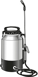 ЗУБР 5 л, аккумуляторный опрыскиватель (ОПС-5)