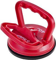 ЗУБР 40 кг, пластмассовый, одинарный, стеклодомкрат на присоске (33724-1)