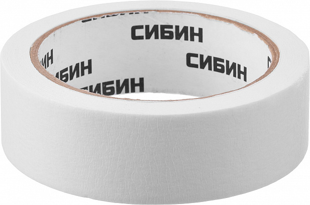 СИБИН 30 мм х 25 м, креповая, малярная лента (12111-30)