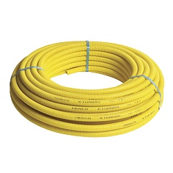 Гофра HENCO для газа желтый ф16, (50)