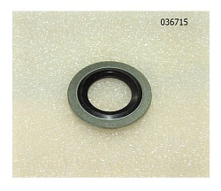 Шайба уплотнительная обрезиненная болта пустотелого TDK-N 110 4LT (D=12х22х2) /Washer QBK100D14