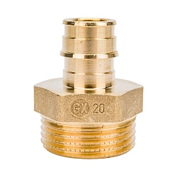 Фитинг прямой Giacomini GX НР 20x1quot;M, GX107Y054