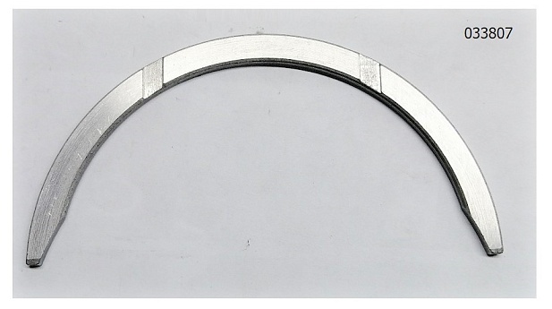 Полукольцо упорного подшипника нижнее Yangdong Y4105D/Lower thrust piece of crankshaft