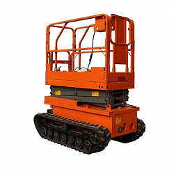 Подъемник ножничный самоходный гусеничный  200 кг 4,5/6,5 м TOR GTJZ0406ZS DC аккумуляторный