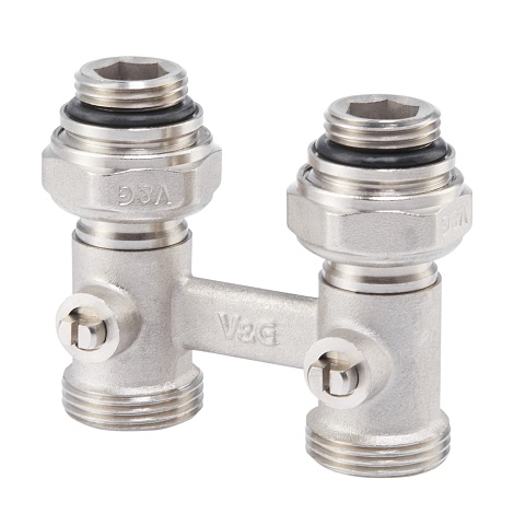 Узел нижнего подключения прямой Royal Thermo 1/2quot;х3/4quot;EK