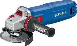 ЗУБР 1500 Вт, d125 мм, УШМ, регулировка оборотов, фланец ″МИГ″, Профессионал (УШМ-П125-1505 ЭПСТ)