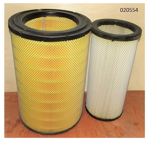 Фильтр воздушный двойной цилиндрический (глухой торец) TDW 339.353 6LT (Ф1-320х210х460/Ф2-200х157х43