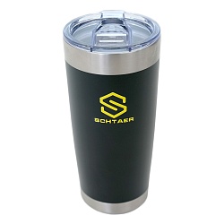 *SCH-TK345232 Термокружка вакуумная  590 ml, черная, с нанесением фирменного логотипа SCHTAER