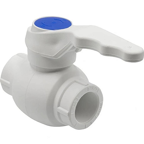 Кран шаровой THERMOLIGHT ручка PP-R 20 белый, UPF 005 20 00 00 W
