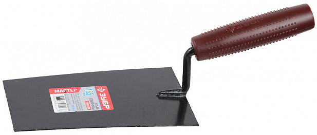 ЗУБР 185 мм, с пластмассовой ручкой, кельма отделочника (08215-1)