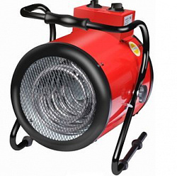 Пушка тепловая электрическая 5 кВт 220В ТЭН из нержавеющей стали TOR BJE-F5B