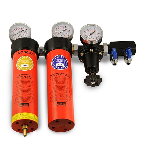 *AC6002 регулятор давления c двуступенчатой системой фильтров