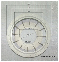 Крыльчатка генератора TSS- SA-50 (ZC)/Fan