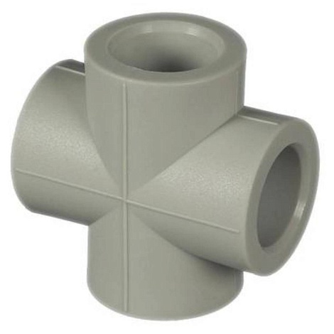 Крестовина TEBO сер. PP-R 40 (5/60), арт. 031050104
