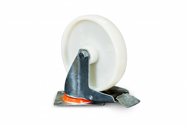 Колесо поворотное полипропилен SRCnb 80 200 мм с тормозом (N)