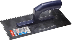 ЗУБР 130 х 280 мм, зуб 4 х 4 мм, штукатурная гладилка, Профессионал (0804-04)