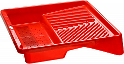 ЗУБР 360 х 360 мм, 1.3 л, для валика 270 мм, малярная пластмассовая ванночка, Профессионал (06055-27)