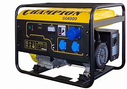 Электростанция (генератор) бензиновая CHAMPION GG6500 (5 кВт, 220 В).