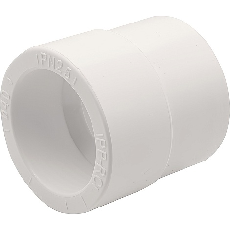 Муфта THERMOLIGHT переходная PP-R НР-ВР 50/40 белый (10/120)