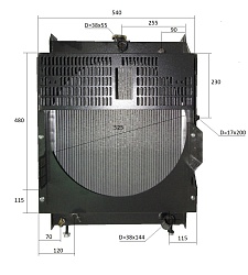 Радиатор охлаждения Ricardo N4105DS; TDK-N 38 4LT/Radiator assembly