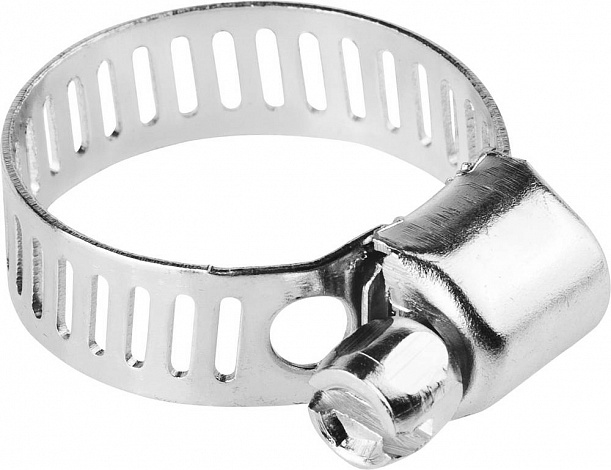 STAYER 13 - 23 мм, просечная лента 8 мм, цинк, 5 шт, хомут стальной (3780-13-23)