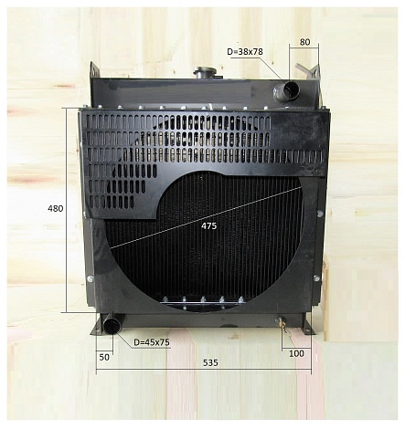 Радиатор охлаждения TDQ 38 4L/Radiator