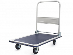 Тележка платформенная 150 кг TOR PH150 (740х480) со складной ручкой (резиновые колеса 100 мм)