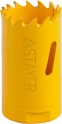 STAYER COBRA-BiM 29 мм биметаллическая коронка, сталь HSS (29547-029)