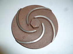 Крыльчатка помпы TSS-PGHP50/Pump impeller